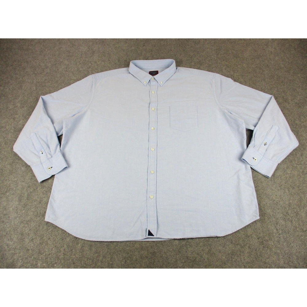 UNTUCKit Shirt Mens 3XL XXXL Blue Button Down Long Sleeve Pocket Lightweight